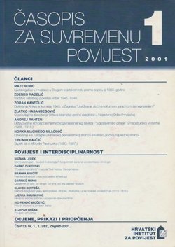 Časopis za suvremenu povijest 1/2001