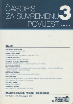 Časopis za suvremenu povijest 3/2001