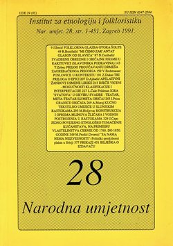 Narodna umjetnost 28/1991