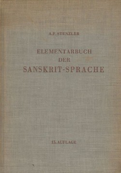 Elementarbuch der Sanskrit-Sprache (15.Aufl.)