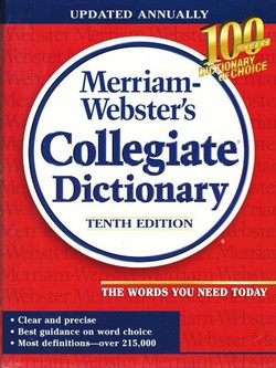 Merriam-Webster's Collegiate Dictionary (10the Ed.)