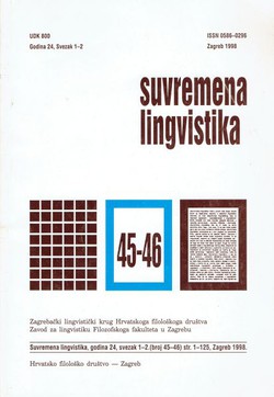 Suvremena lingvistika 45-46/1998