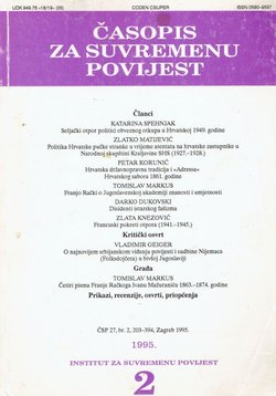 Časopis za suvremenu povijest 2/1995