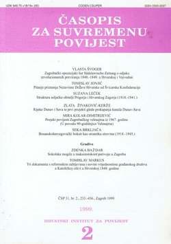 Časopis za suvremenu povijest 2/1999