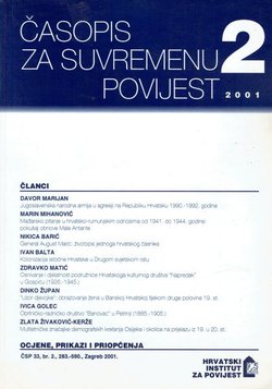 Časopis za suvremenu povijest 2/2001