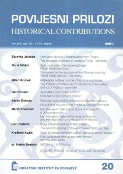 Povijesni prilozi 20/2001