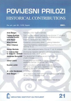 Povijesni prilozi 21/2001
