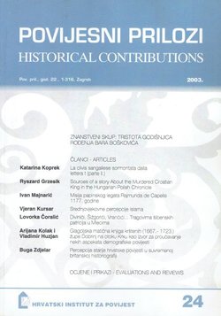 Povijesni prilozi 24/2003