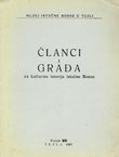 Članci i građa za kulturnu istoriju istočne Bosne VII/1967