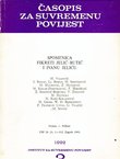 Časopis za suvremenu povijest 3/1992 (Spomenica Fikreti Jelić-Butić i Ivanu Jeliću)