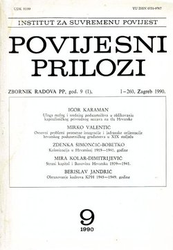 Povijesni prilozi 9/1990
