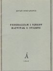 Federalizam i njegov razvitak u svijetu