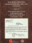Republika Hrvatska i Domovinski rat 1990.-1995. Dokumenti. Knjiga 18. Dokumenti institucija pobunjenih Srba u Republici Hrvatskoj (svibanj-kolovoz 1995.)