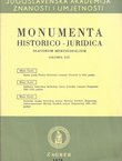 Monumenta historico-juridica Slavorum meridionalium XIII/1979