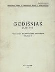 Godišnjak ANUBiH. Knjiga XVII. Centar za balkanološka ispitivanja 15/1978
