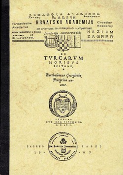 De turcarum ritu et caeremonis capitulum (reprint ex 1553)