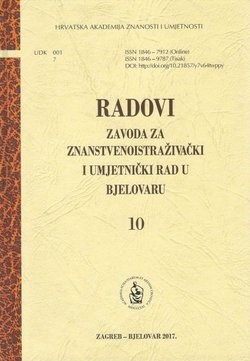 Radovi Zavoda za znastvenoistraživački i umjetnički rad u Bjelovaru 10/2016