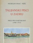 Talijanski pisci u Zadru pred Prvi svjetski rat (1900-1915)