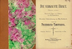 Die Verkaufte Braut (Prodana nevesta). Klavier-Partitur