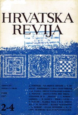 Hrvatska revija XVI/2-4/1966