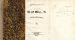 Regni Slavoniae erga Hungariam legalis correlatio