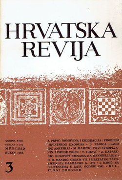 Hrvatska revija XVIII/3/1968