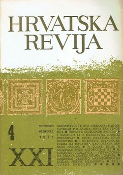 Hrvatska revija XXI/4/1971