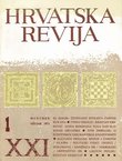 Hrvatska revija XXI/1/1971