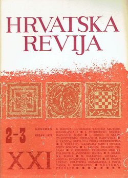 Hrvatska revija XXI/2-3/1971