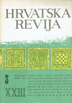 Hrvatska revija XXIII/3/1973