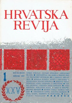 Hrvatska revija XXV/1/1975