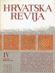 Hrvatska revija 26/4/1976