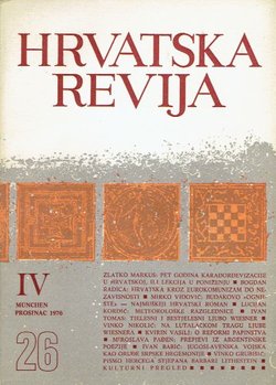 Hrvatska revija 26/4/1976