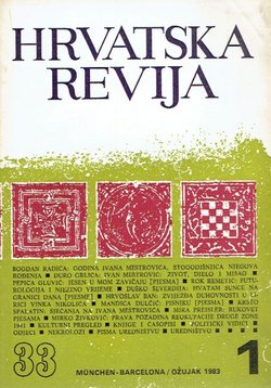 Hrvatska revija 33/1/1983