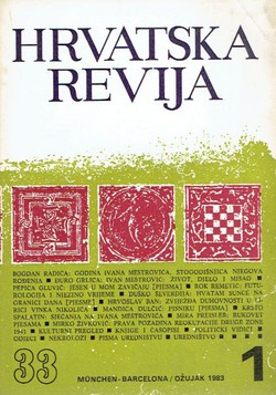 Hrvatska revija 33/1/1983