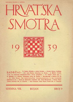 Hrvatska smotra VII/9/1939