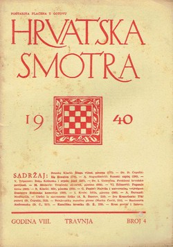 Hrvatska smotra VIII/4/1940