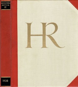 Hrvatska revija XI/7-12/1938 (luksuzni polukožni uvez u kutiji)