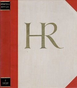 Hrvatska revija XII/1-6/1939 (luksuzni polukožni uvez u kutiji)