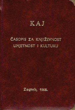 Kaj. Časopis za književnost, umjetnost i kulturu I-VI/1998 (kožni uvez)