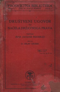 Društveni ugovor ili Načela državnoga prava