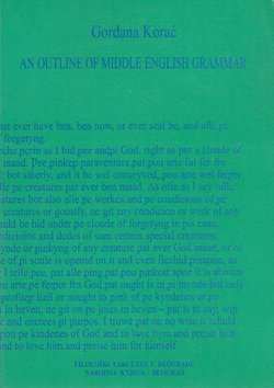 An Outline of Middle English Grammar