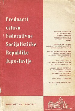 Prednacrt ustava Federativne Socijalističke Republike Jugoslavije