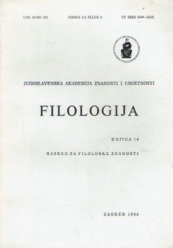 Filologija 14/1986