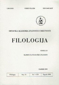 Filologija 33/1999