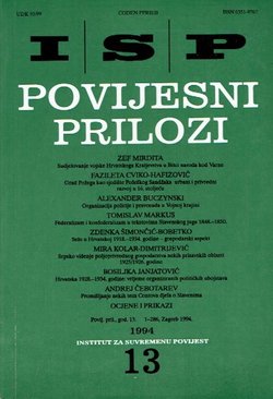 Povijesni prilozi 13/1994