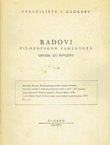 Radovi Filozofskog fakulteta. Odsjek za povijest 7-8/1969-70