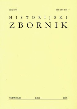 Historijski zbornik LXI/1/2008 (Bibliografija Historijskoga zbornika 1948-2007.)