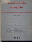 Starohrvatska prosvjeta, III. serija 1/1949