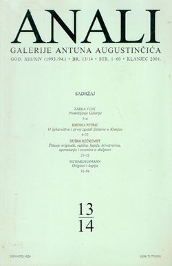 Anali galerija Antuna Augustinčića 13-14/1993-94